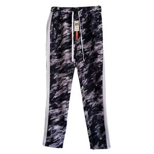 Screenshot Men Black and White Athletic Track Pants